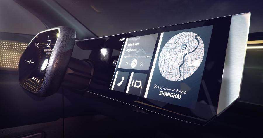 Панель приборов Volkswagen I.D. Roomzz 2019 года  (фото 16 из 52)